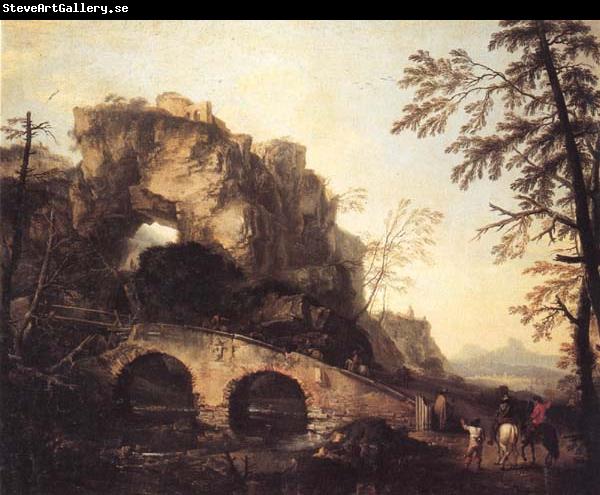 Salvator Rosa The Ruined Bridge